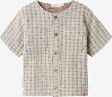 NAME IT Regular fit Button Up Shirt in Beige: front