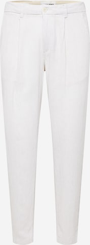 JACK & JONES Regular Pleat-front trousers 'BILL CAIRO' in Beige: front