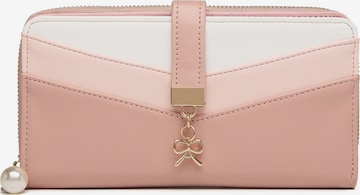 Miss Lulu Wallet in Pink: front