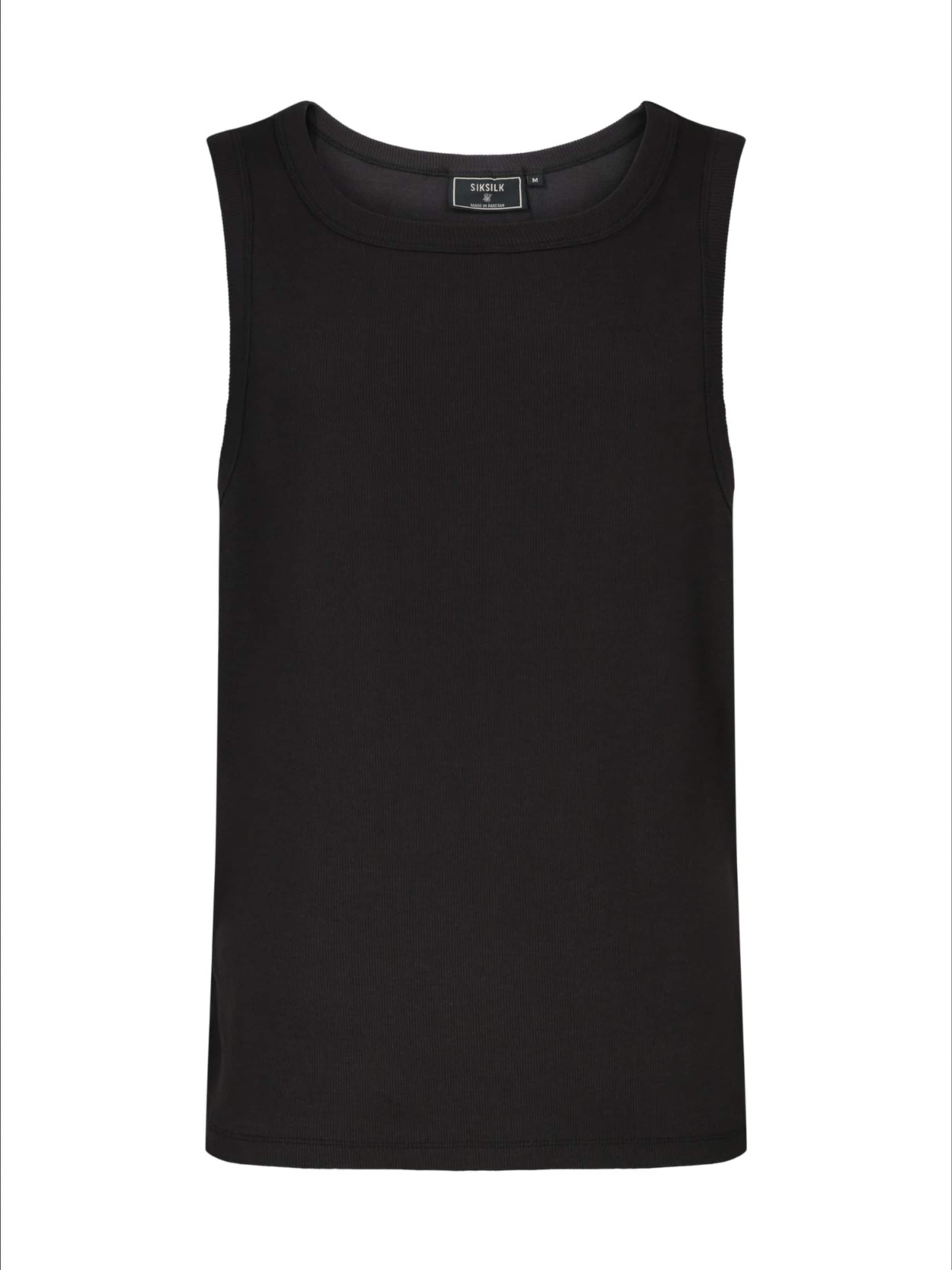 Gilet di SikSilk in nero: frontale