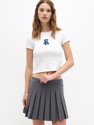Pull&Bear T-Shirt in Weiß: Vorderseite