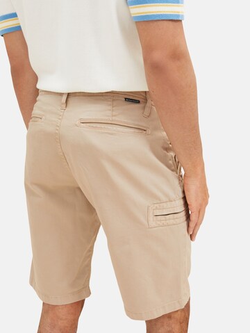 Regular Pantalon chino TOM TAILOR en beige