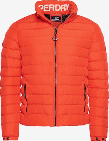 Superdry Between-Season Jacket 'Fuji' in Orange: front