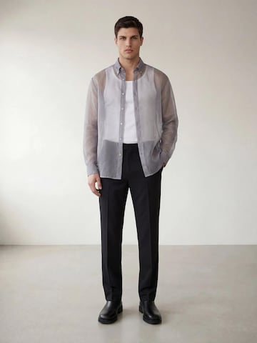 Fit confort Chemise 'The Jacob Organza Overshirt' ARMIE en gris
