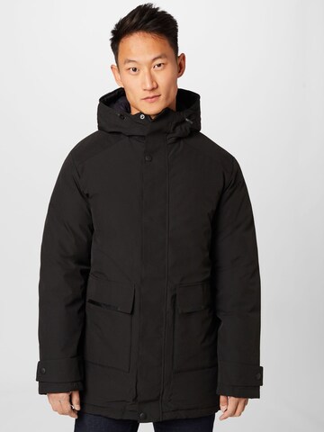 Parka d’hiver 'Tiko' JACK & JONES en noir : devant