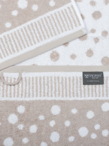 ROSS Towel 'Punkte allover' in Beige