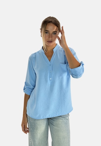 Elara Bluse i blå
