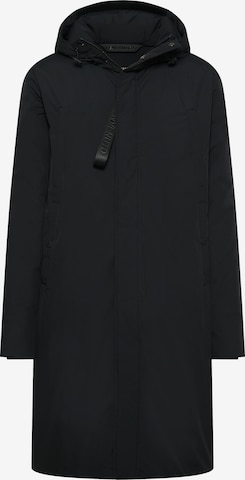 BENVENUTO Parka 6012 mit Kapuze in Schwarz: Vorderseite