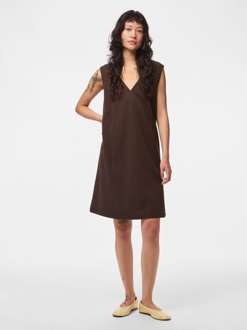 PIECES Dress 'PCKAMIL' in Brown