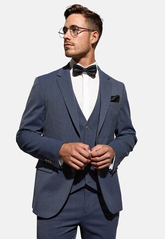 Coupe regular Veste de costume 'George' JEFF en bleu : devant