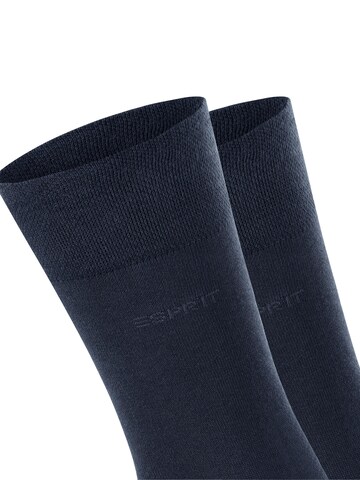 ESPRIT Socks 'Basic Easy 2-Pack' in Blue