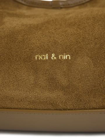 Nat&Nin Ročna torbica 'MILO' | rjava barva