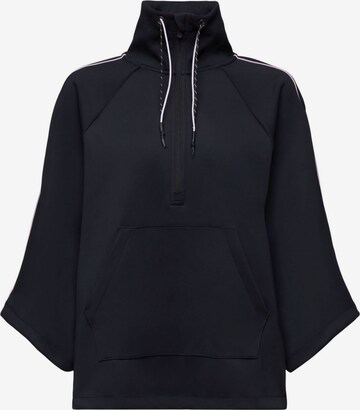 ESPRIT Athletic Sweatshirt in Black: front