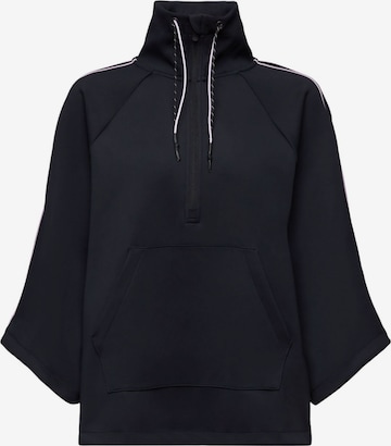 ESPRIT Athletic Sweatshirt in Black: front