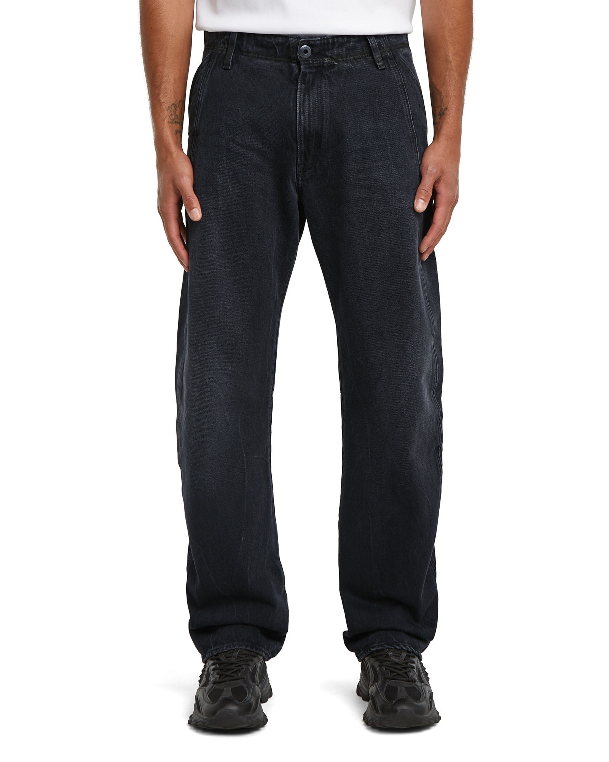G-STAR Regular Jeans in Schwarz: Vorderseite