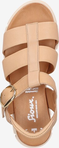 SIOUX Strap Sandals ' Ronila-701 ' in Beige