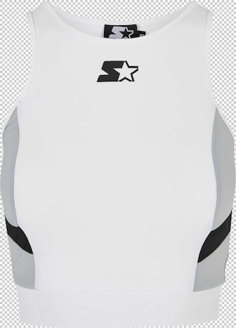 Haut de sport Starter Black Label en blanc : devant