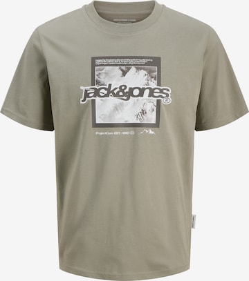 JACK & JONES Shirt 'JCOFLARE' in Green: front
