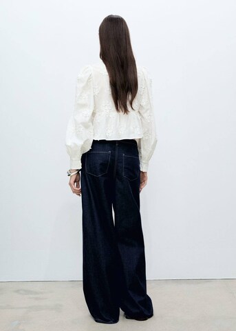 MANGO Blouse 'Swirl' in Wit