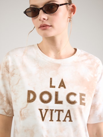 Felpa di monari in beige