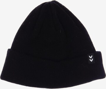 Hummel Hat & Cap in One size in Black: front