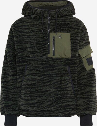 Calvin Klein Jeans Sweatshirt in de kleur Kaki / Donkergroen, Productweergave