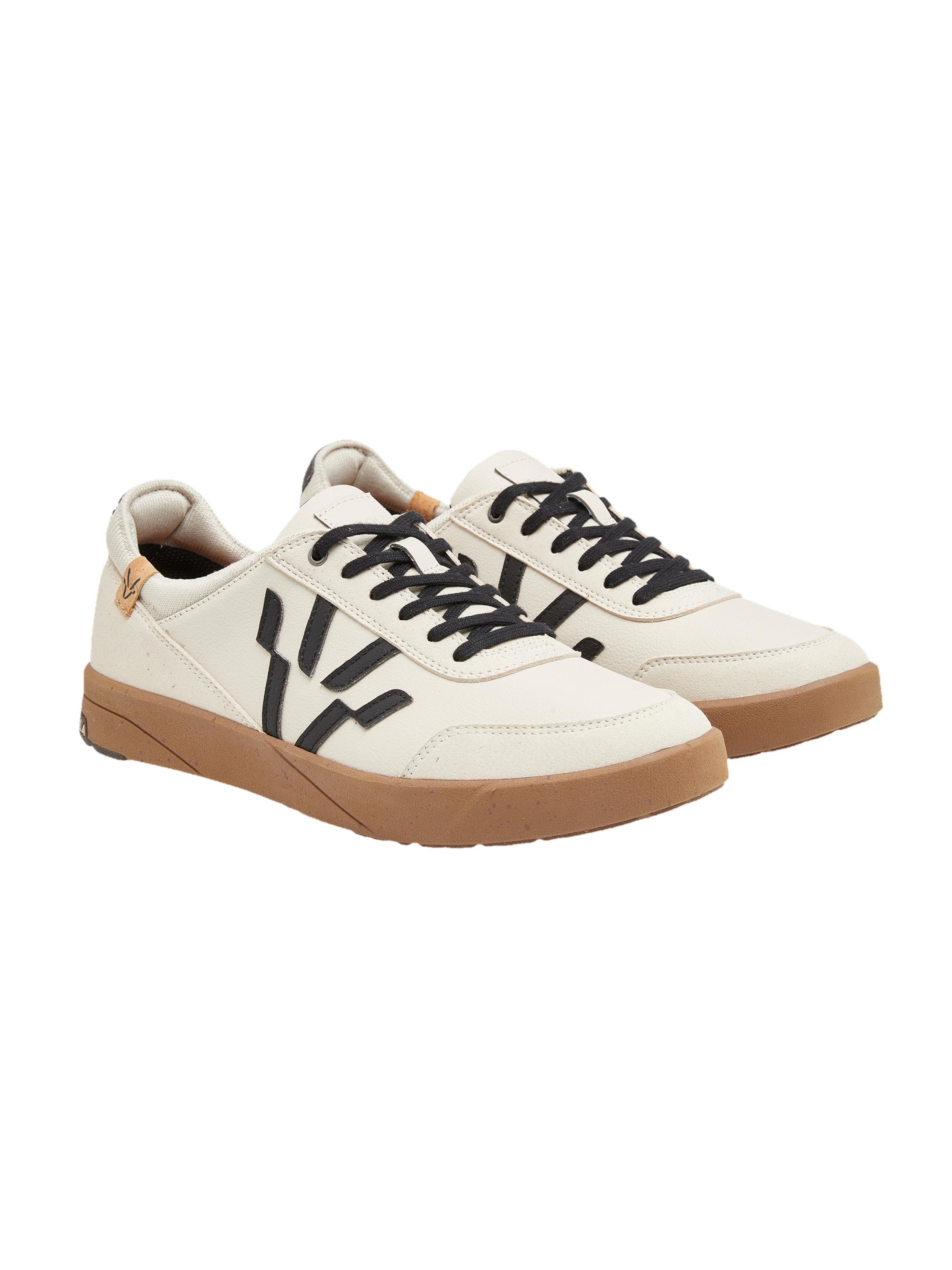 SAOLA Schnürschuh 'Cali M Sand Black' in Beige