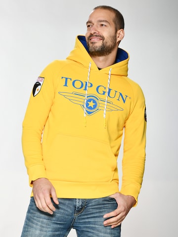 TOP GUN Sweatshirt in Yellow: front