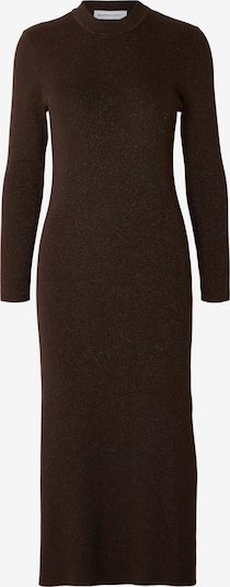 SELECTED FEMME Gebreide jurk 'ELOISE' in de kleur Donkerbruin, Productweergave