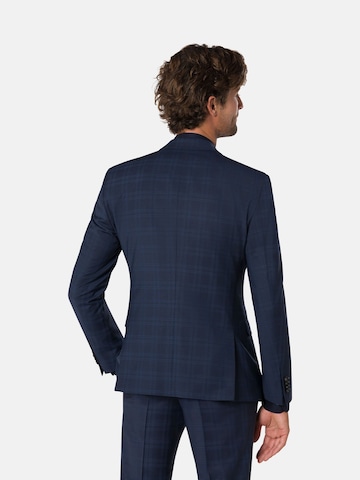 BENVENUTO Slim fit Suit 'Othello Iago 360' in Blue