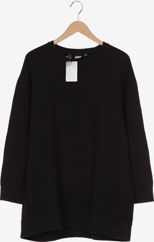 DKNY Sweatshirt & Zip-Up Hoodie in S in Black: front