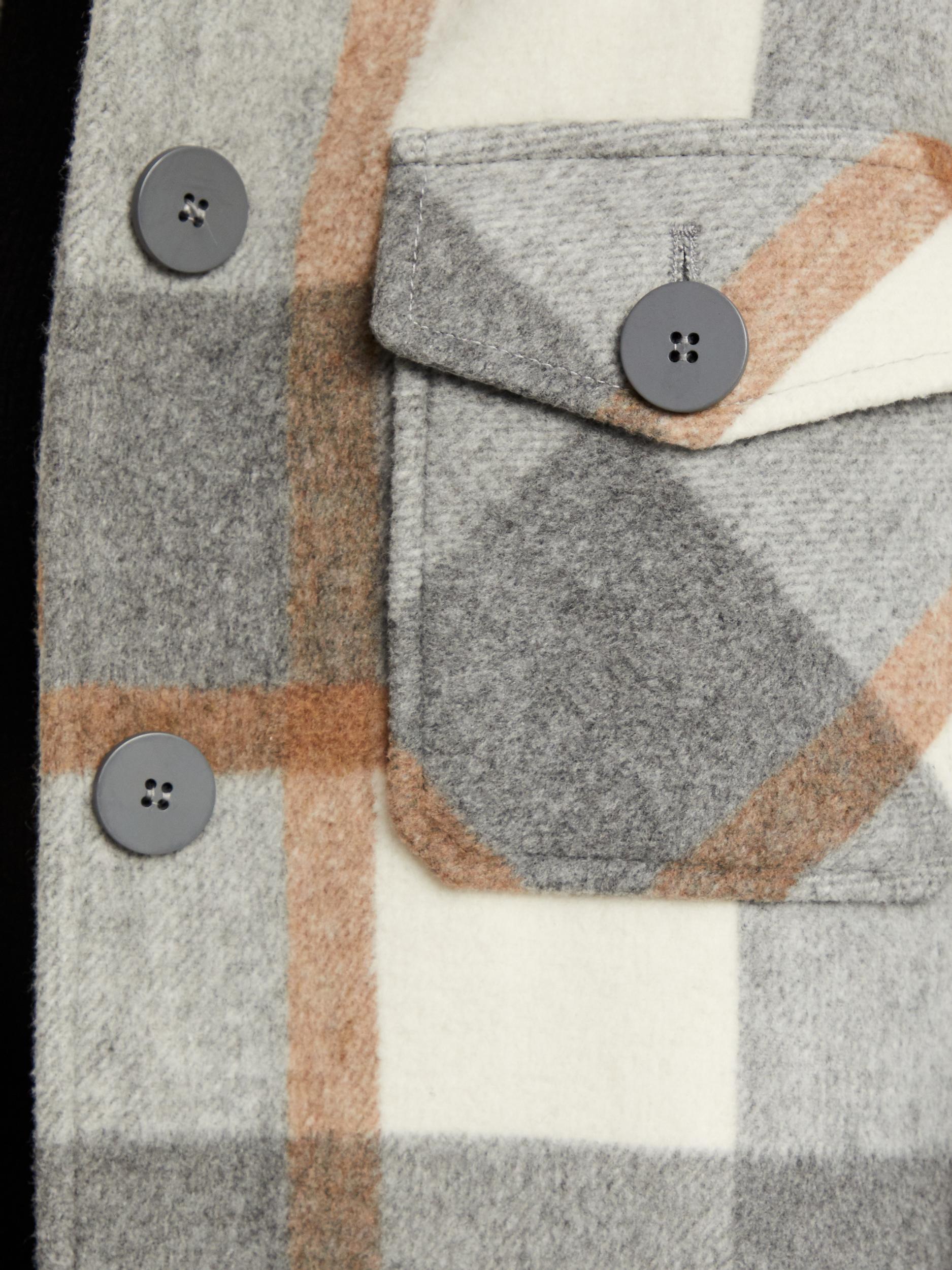 PIECES Jacke Selma in Grau, Graumeliert PIECES Jacke Selma in Grau, Graumeliert