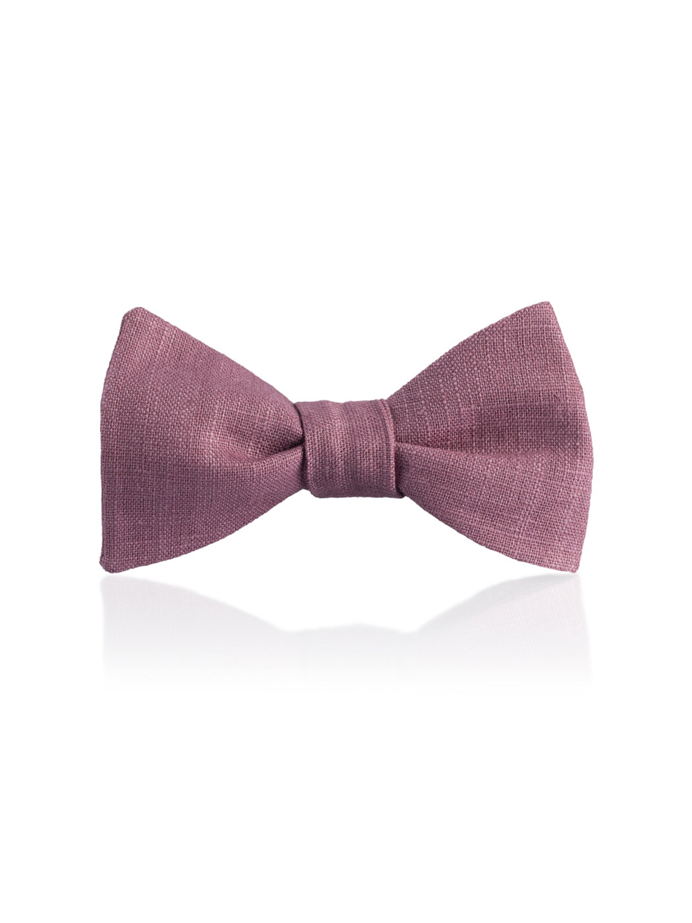 FAFIGO Bow Tie 'Fliege Einstecktuch Set "Valerio"' in Purple