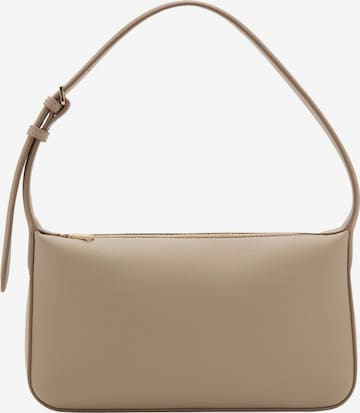 MANGO Schultertasche 'Min Denia' in Beige: Vorderseite