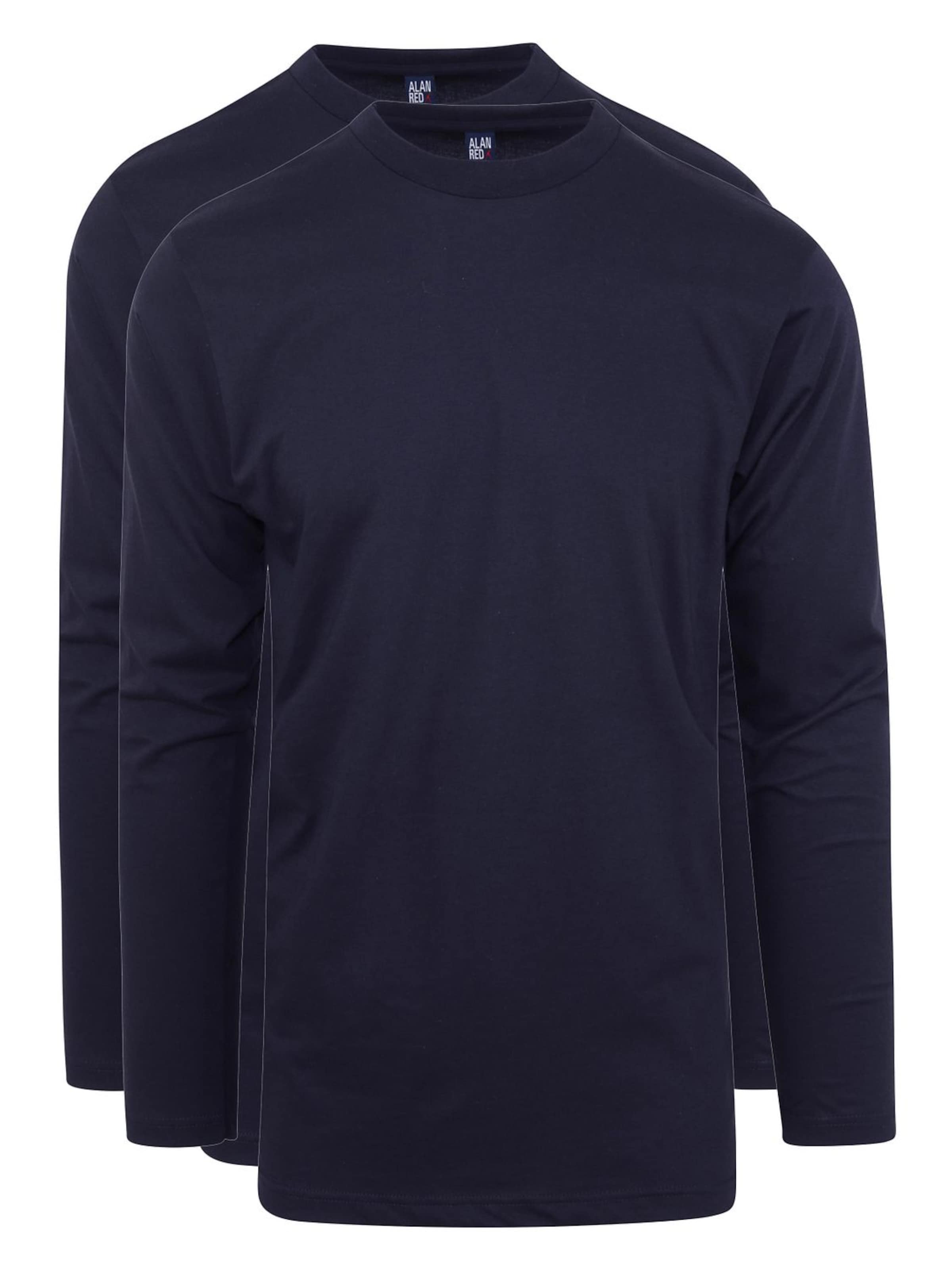alan red Shirt 'Virginia' in Blue: front