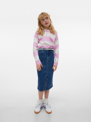 Vero Moda Girl Rok 'VMHeather' in Blauw: voorkant