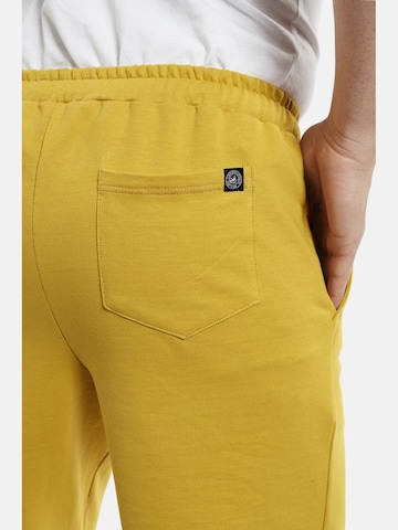 Jan Vanderstorm Regular Workout Pants 'Raune' in Yellow