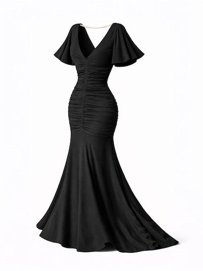 Elena Athanasiadou Abendkleid 'Dress Athenian Grace (Black' in 36-38 in schwarz, Produktansicht