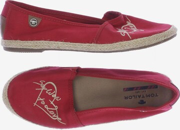 TOM TAILOR Flats & Loafers in 40 in Red: front
