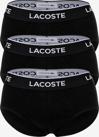 LACOSTE Slip in Black: front