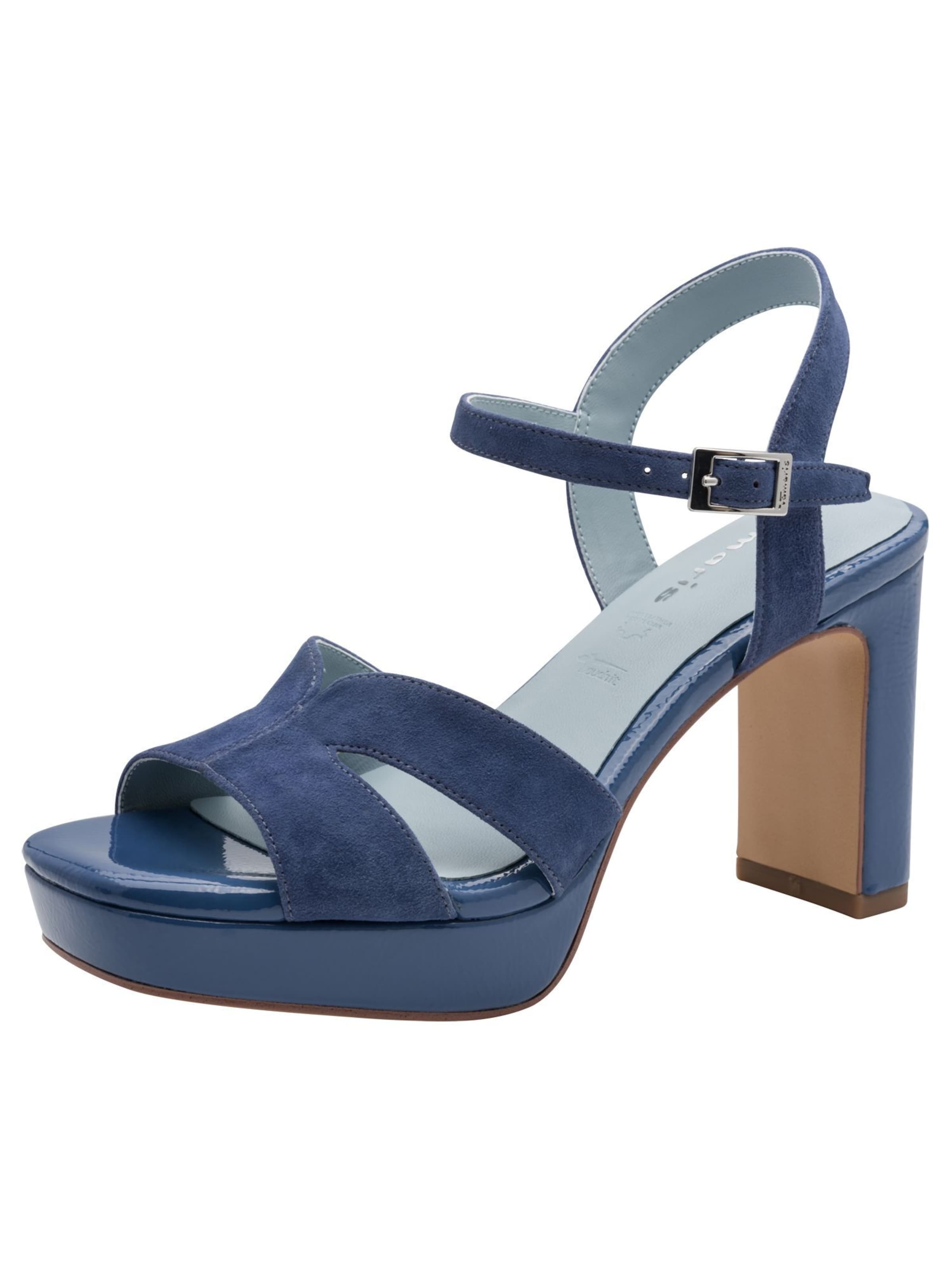 Tamaris Sandaal in Blauw: voorkant
