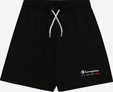 regular Pantaloni di Champion Authentic Athletic Apparel in nero: frontale