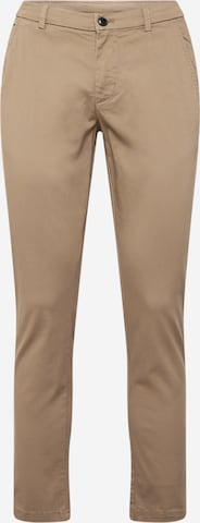 Pantalon chino 'Superflex' Lindbergh en gris : devant