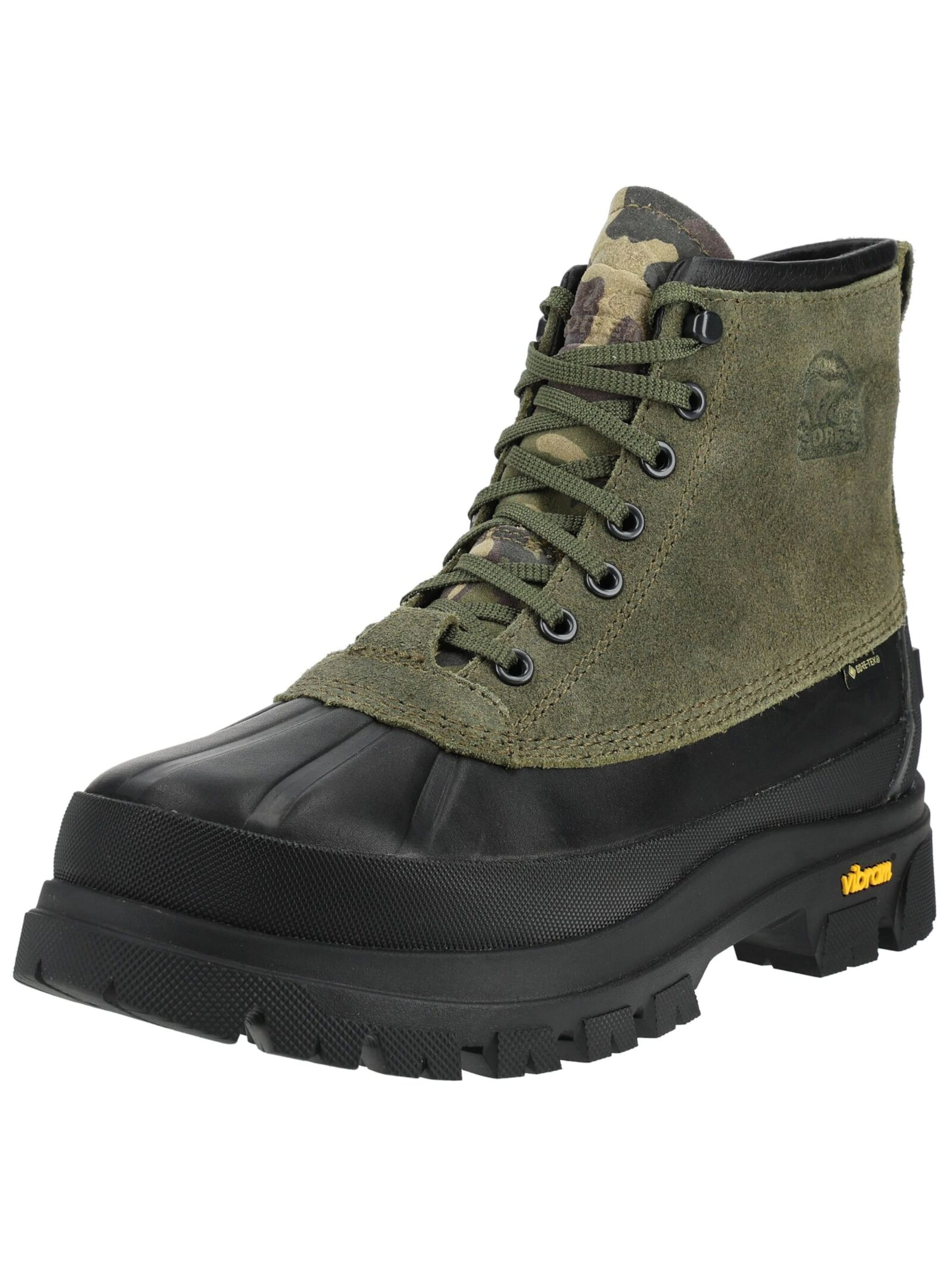 SOREL Veterboots in Groen: voorkant