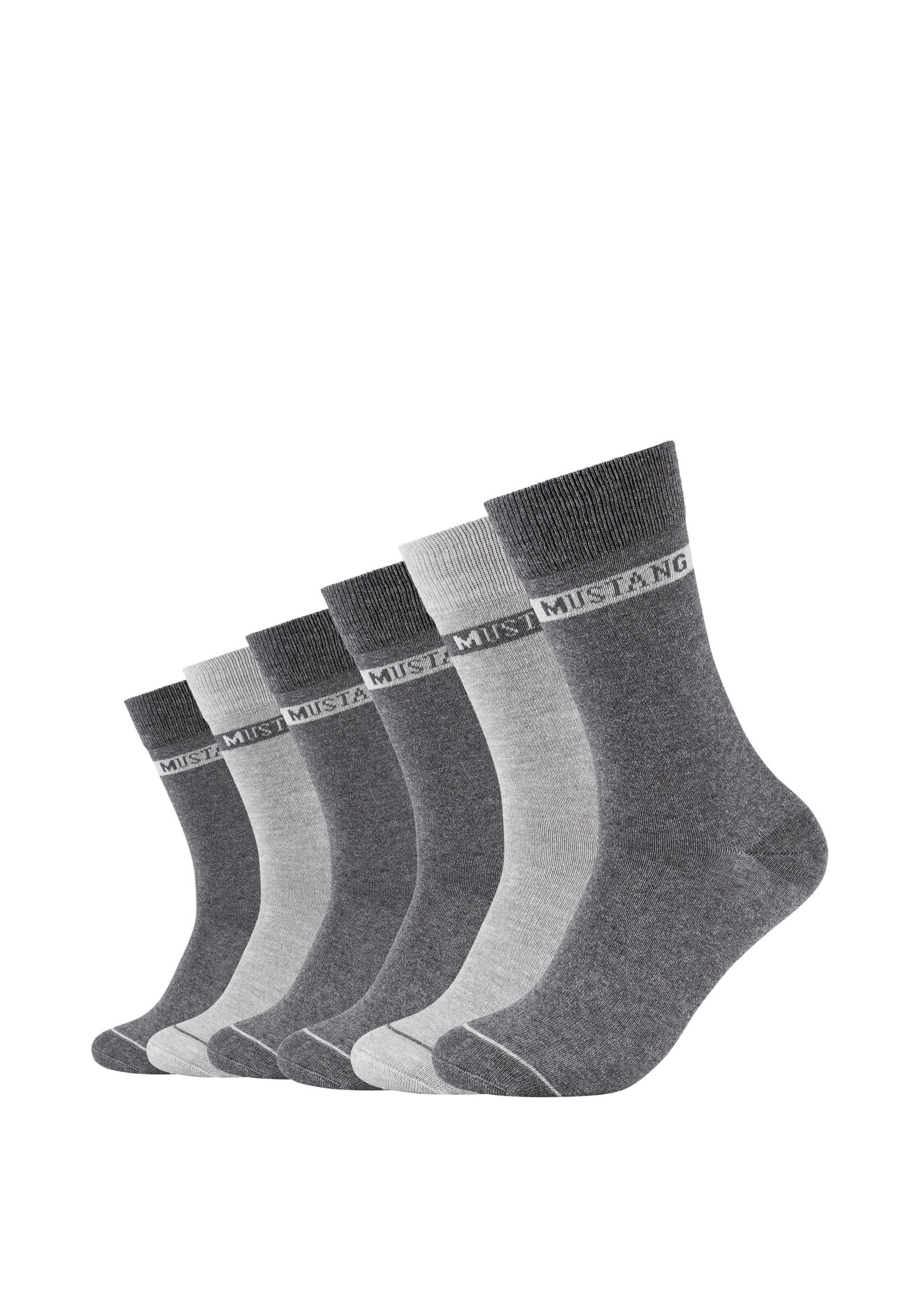 MUSTANG Socks in Grey: front