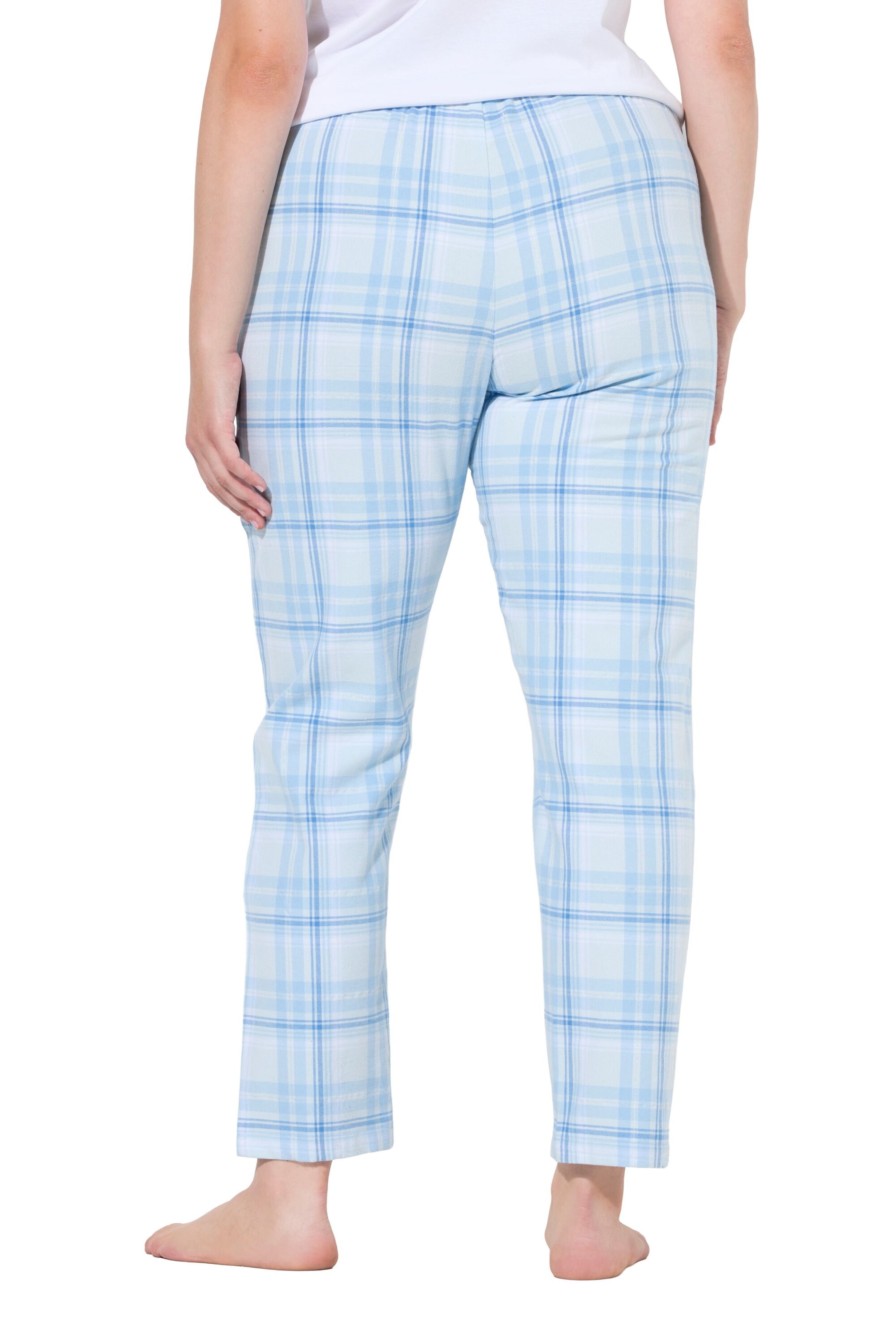 Ulla Popken Pyjamabroek in Blauw