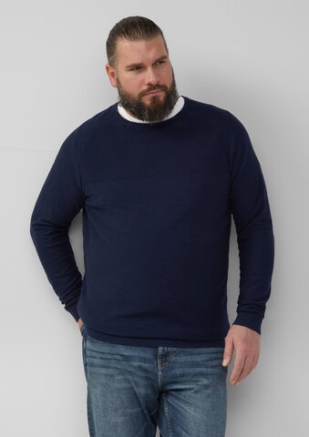 s.Oliver Trui in Blauw: voorkant