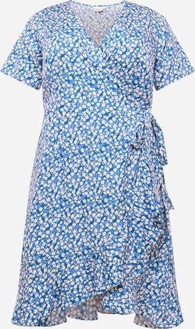 ONLY Carmakoma Καλοκαιρινό φόρεμα 'CARLivia' σε μπλε: μπροστά