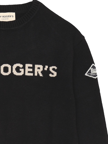 Roy Rogers Pullover 'LOGO RR' in Schwarz