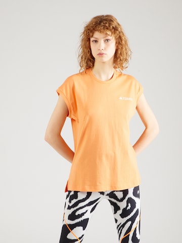 ADIDAS TERREX Funktionsshirt 'Xploric' in Orange: predná strana